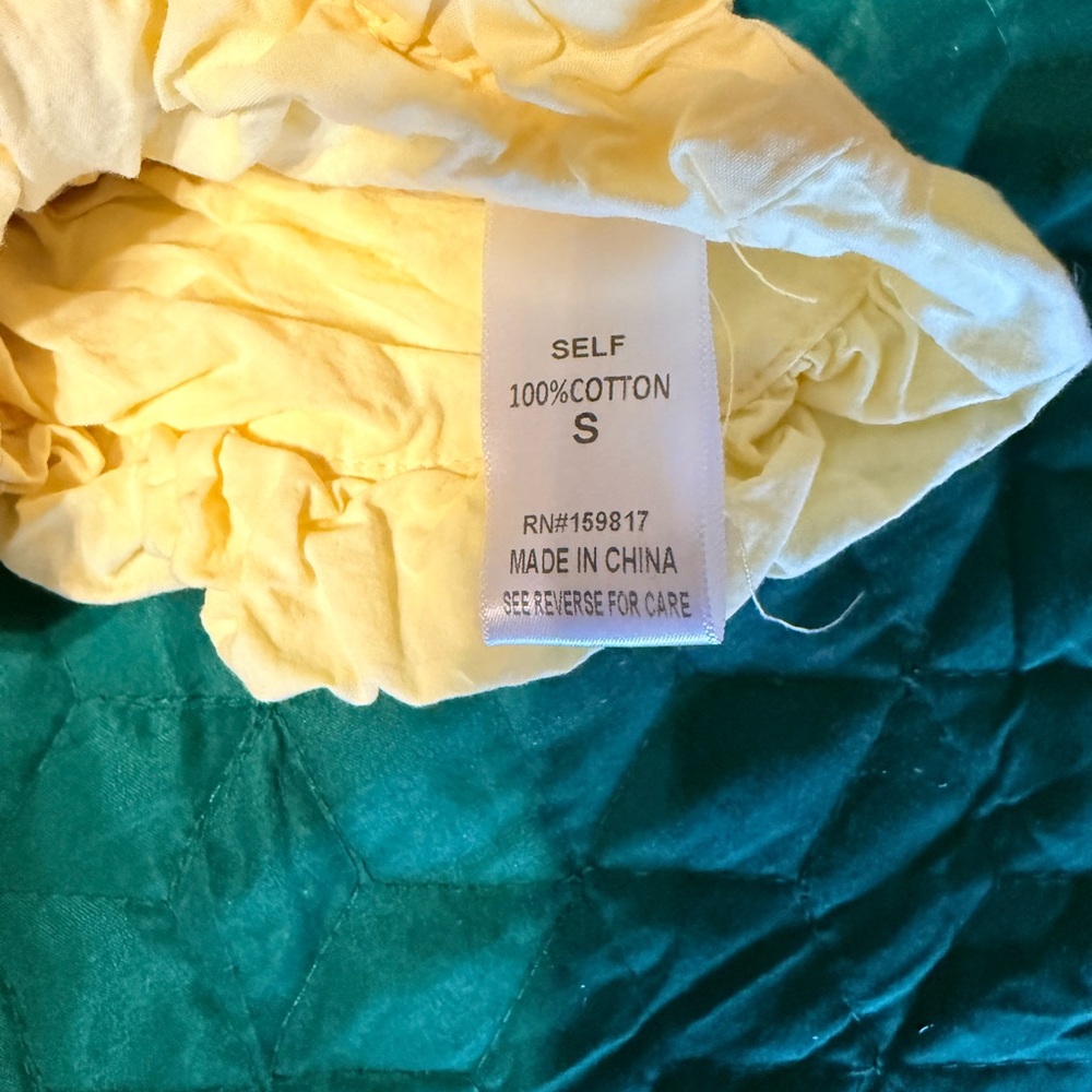 Altar'd State Light Yellow Ruffled Blouse - Picture 3 of 4